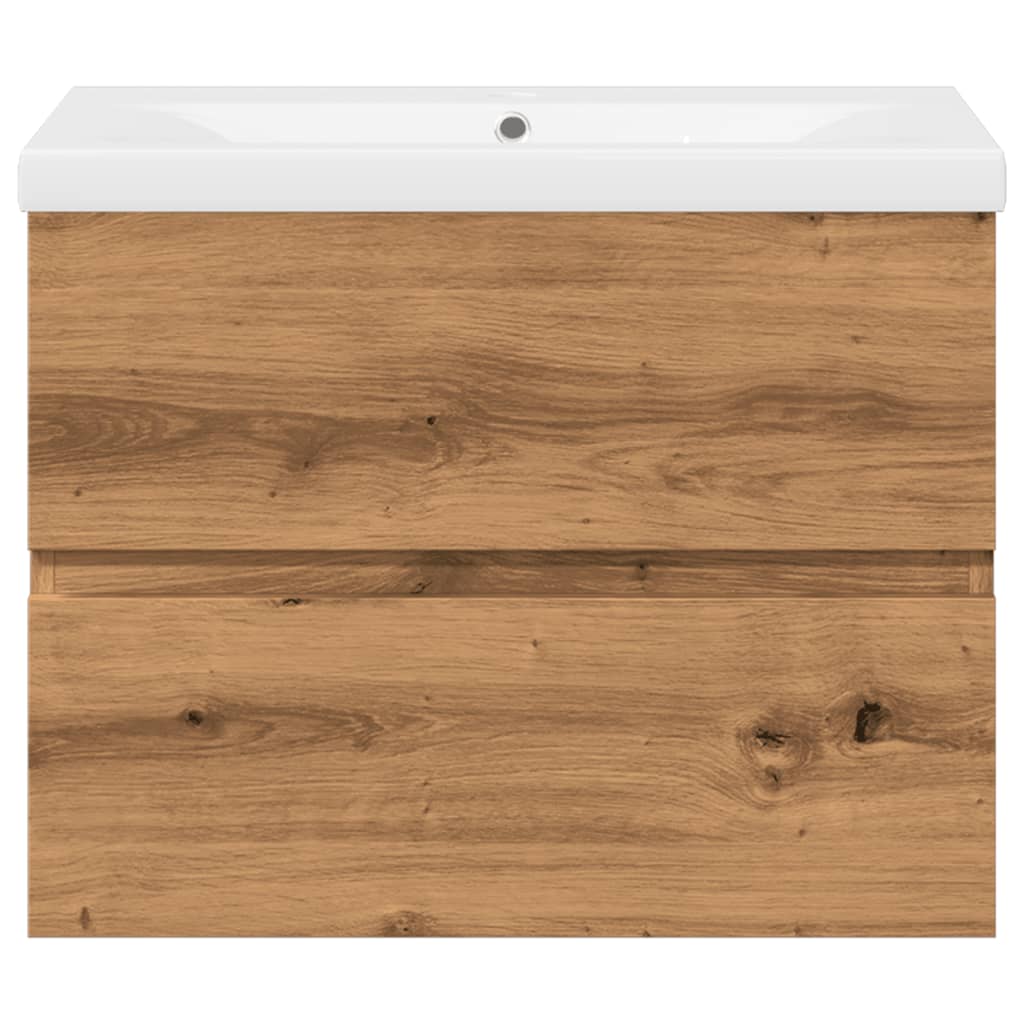 Meuble sous-vasque 60 cm – H 62 cm chêne artisanal | Maison Vasque