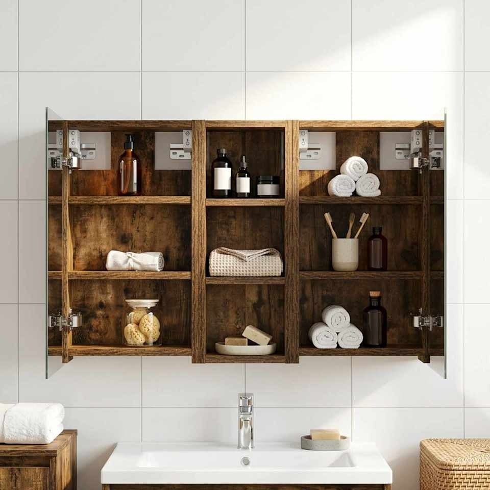 Ensemble de meubles de salle de bain 3 pièces 80 cm en situation | Maison Vasque