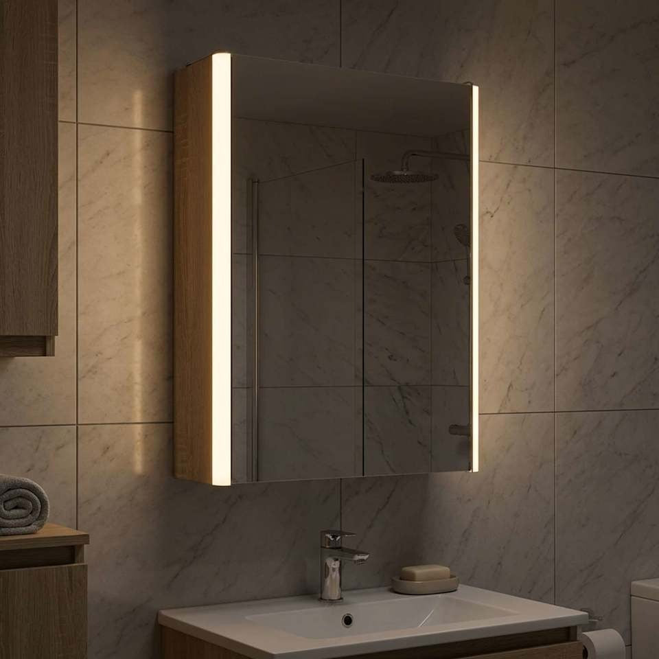 Armoire de toilette miroir 33 cm en situation | Maison Vasque