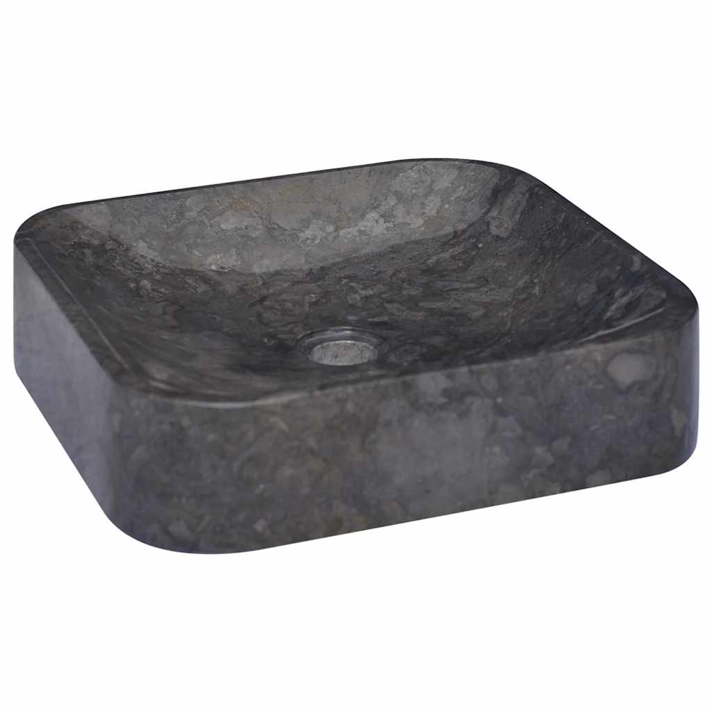 Lavabo en marbre 40 cm Noir | Maison Vasque