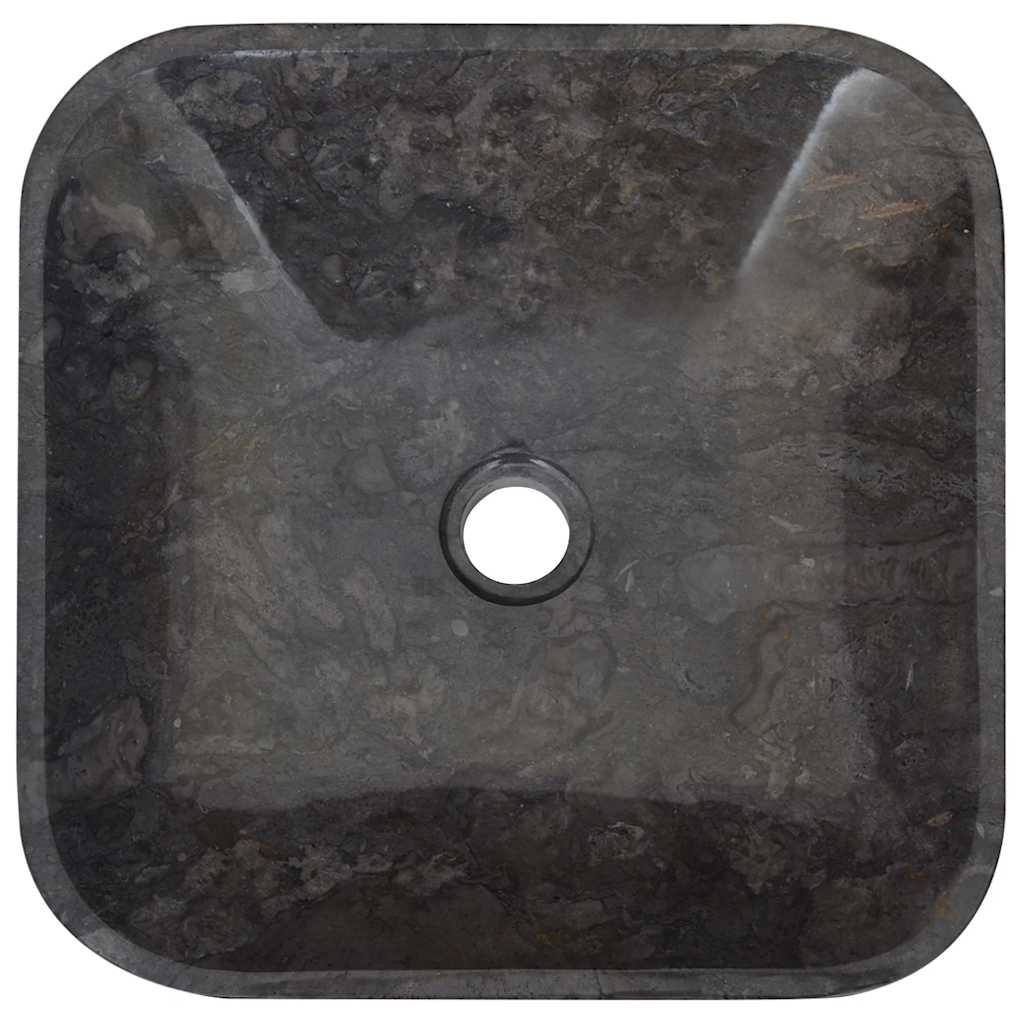 Lavabo en marbre 40 cm Noir | Maison Vasque