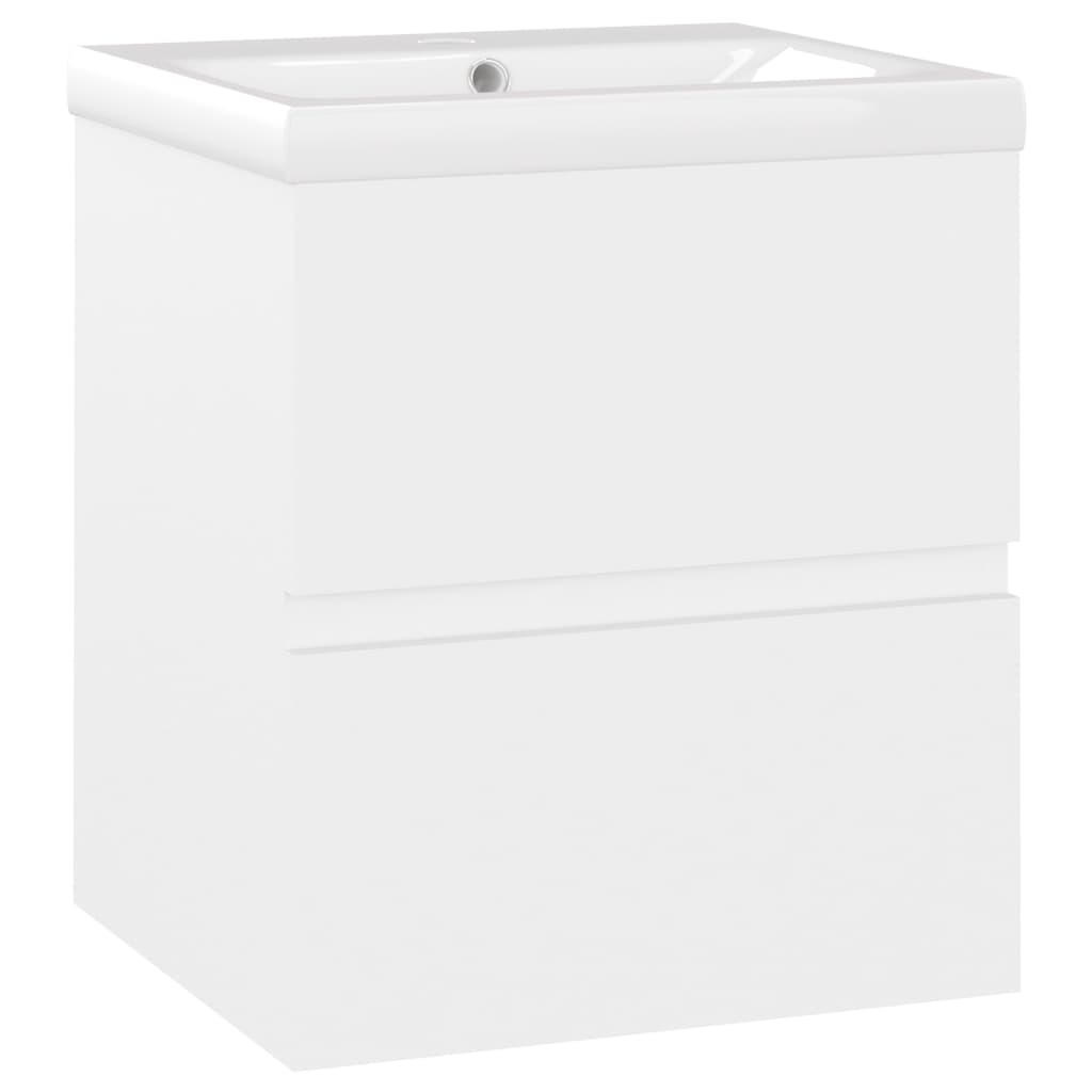 Meuble sous-vasque 41 cm – H 18,5 cm Blanc | Maison Vasque