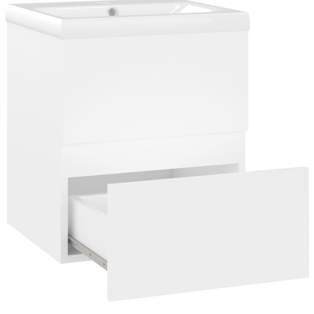 Meuble sous-vasque 41 cm – H 18,5 cm Blanc | Maison Vasque