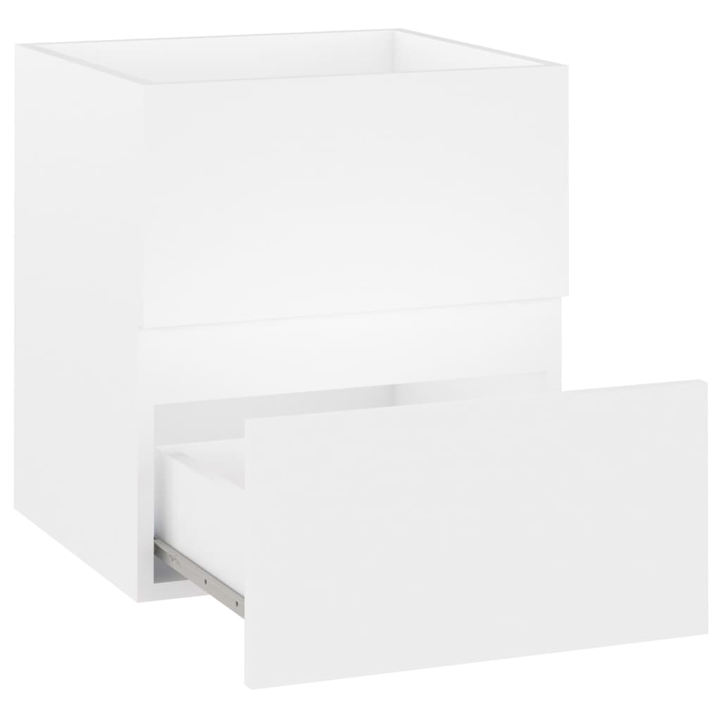 Meuble sous-vasque 41 cm – H 18,5 cm Blanc | Maison Vasque