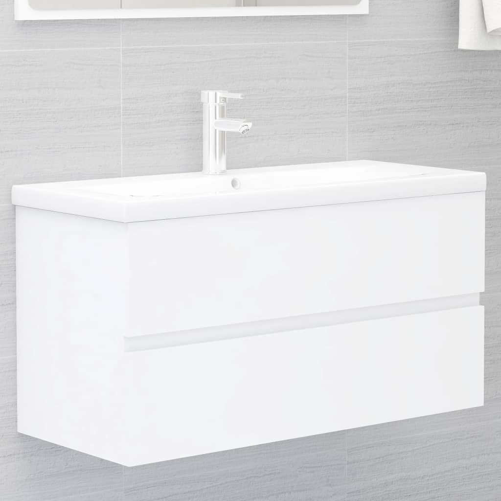 Meuble sous vasque 90 cm Blanc | Maison Vasque