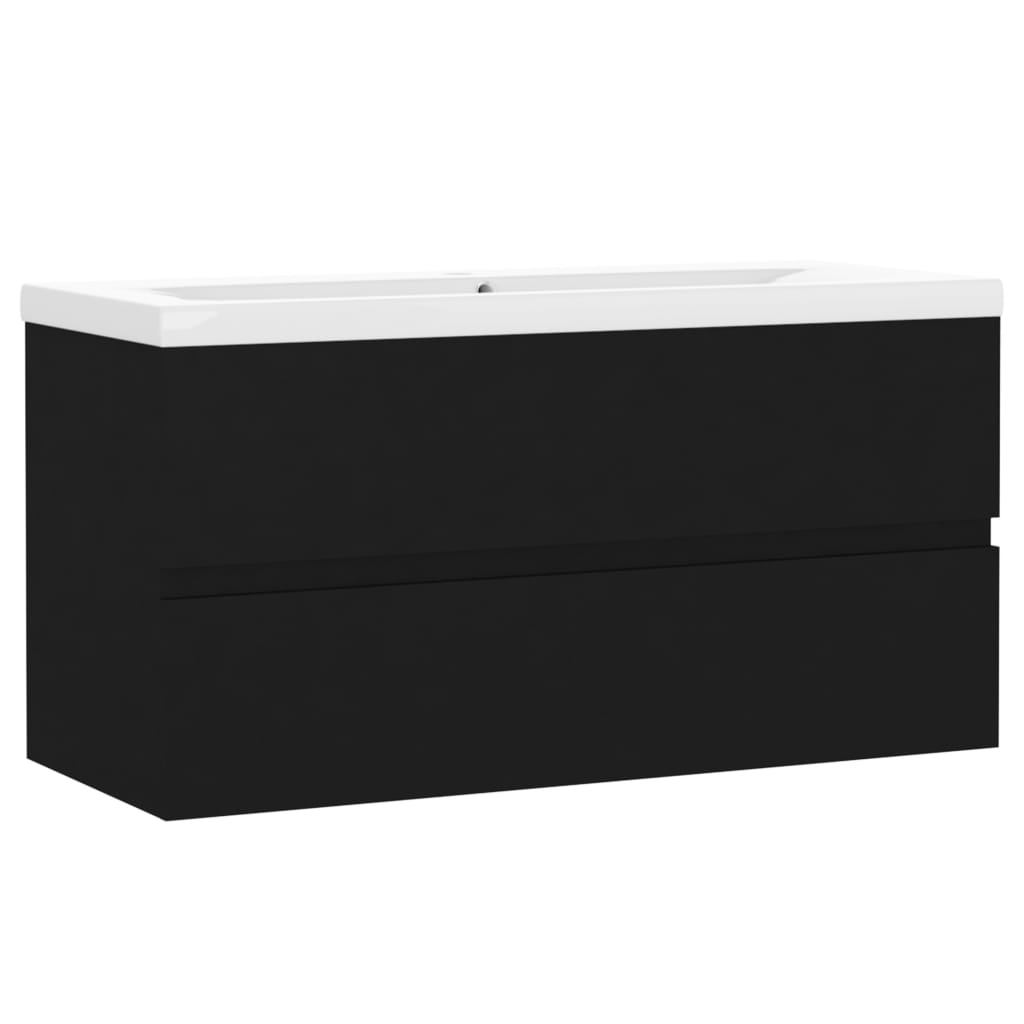 Meuble sous-vasque 90 cm Noir | Maison Vasque