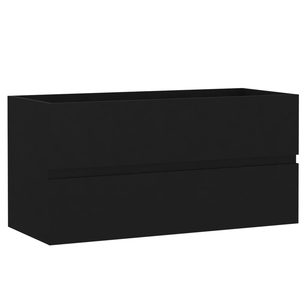 Meuble sous-vasque 90 cm Noir | Maison Vasque
