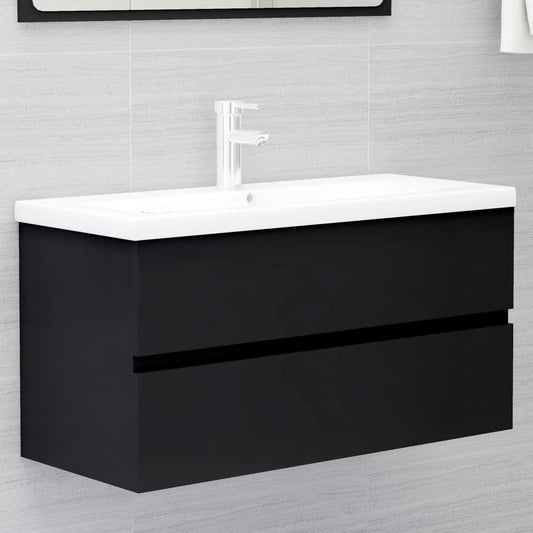 Meuble sous vasque 90 cm Noir | Maison Vasque