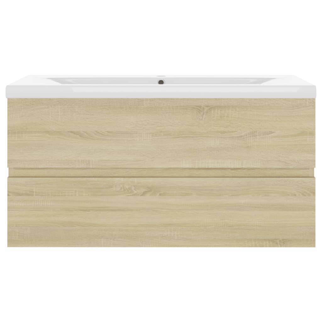 Meuble sous-vasque 90 cm Chêne sonoma | Maison Vasque