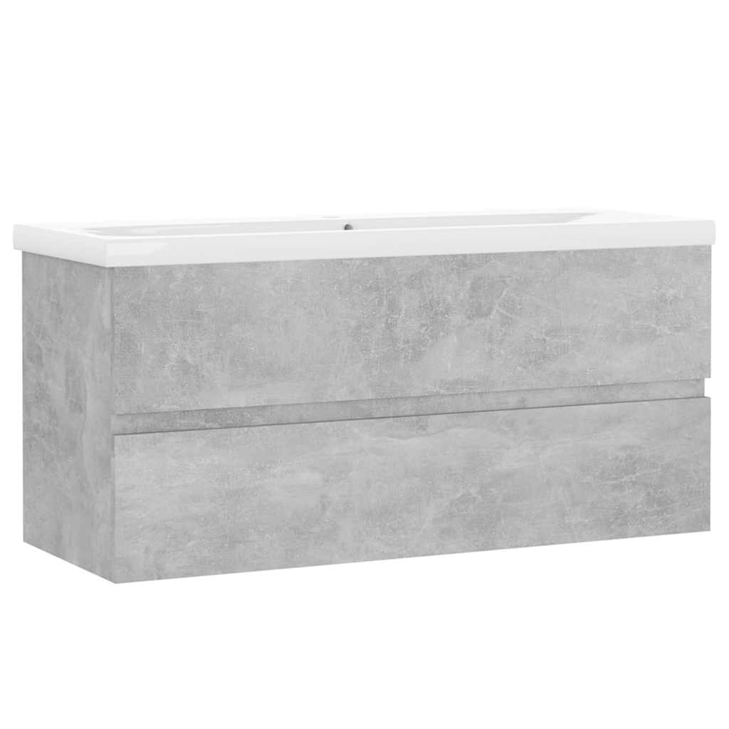 Meuble sous-vasque 100 cm Gris béton | Maison Vasque