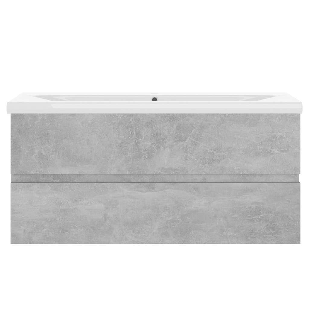 Meuble sous-vasque 100 cm Gris béton | Maison Vasque
