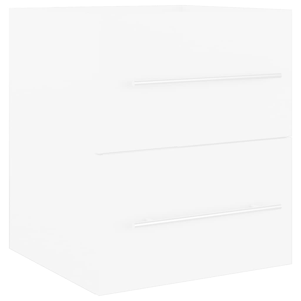 Meuble sous-vasque 41 cm – H 18 cm Blanc | Maison Vasque