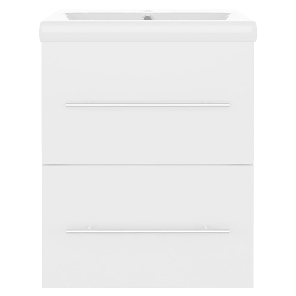 Meuble sous-vasque 41 cm – H 18 cm Blanc | Maison Vasque