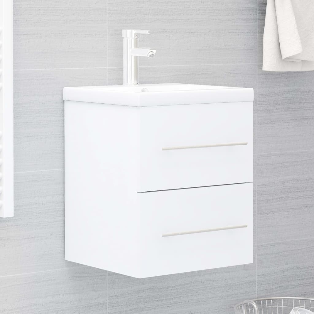 Meuble sous vasque 41 cm H 18 cm Blanc | Maison Vasque