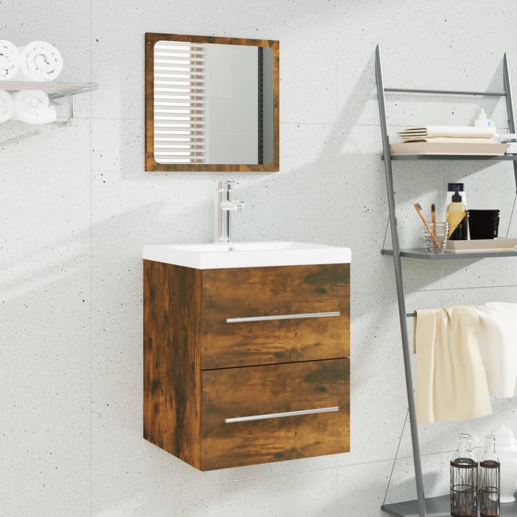 Meuble sous vasque Chêne fumé | Maison Vasque