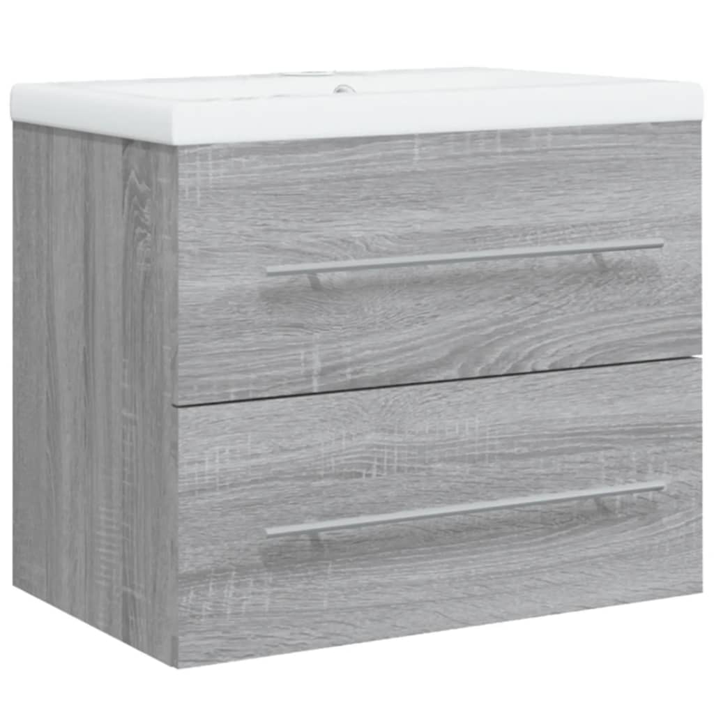 Meuble sous-vasque 60 cm – H 18,5 cm Sonoma gris | Maison Vasque