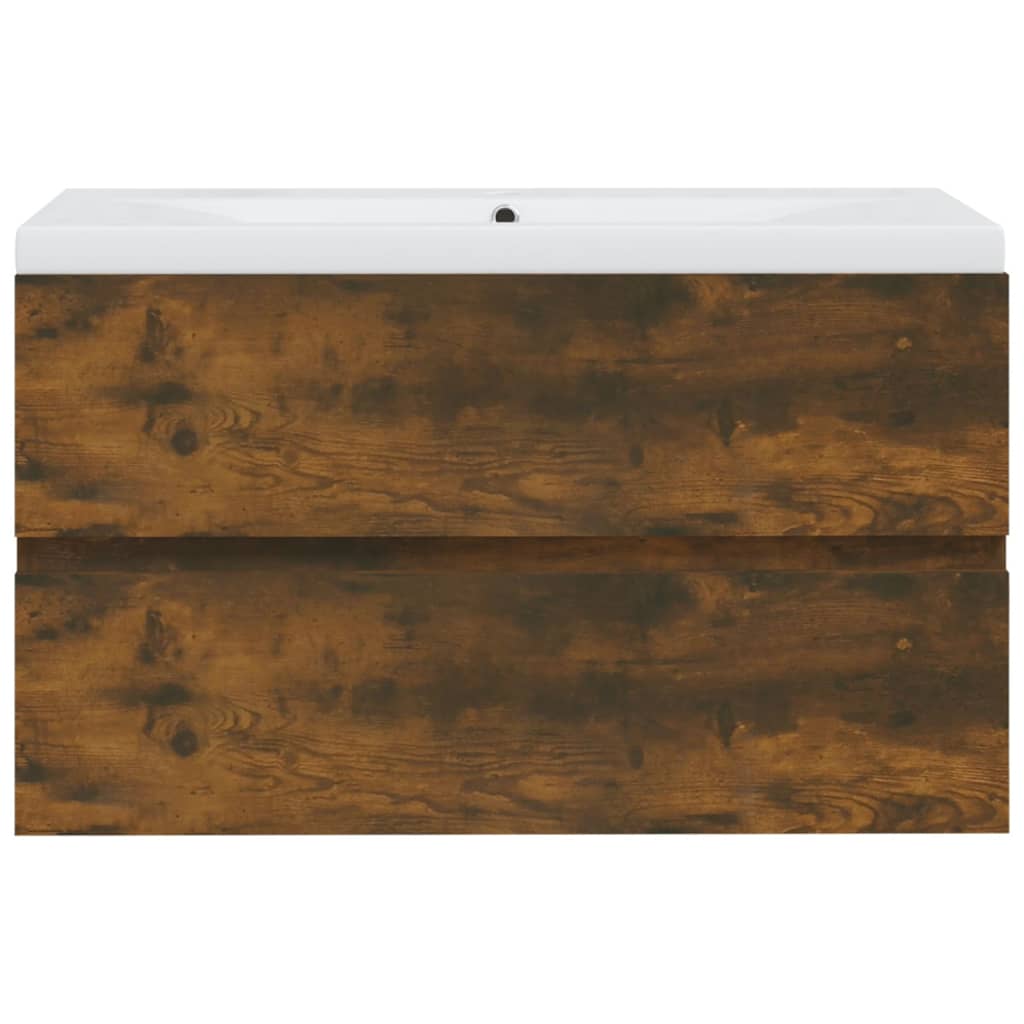 Meuble sous-vasque 80 cm Chêne fumé | Maison Vasque