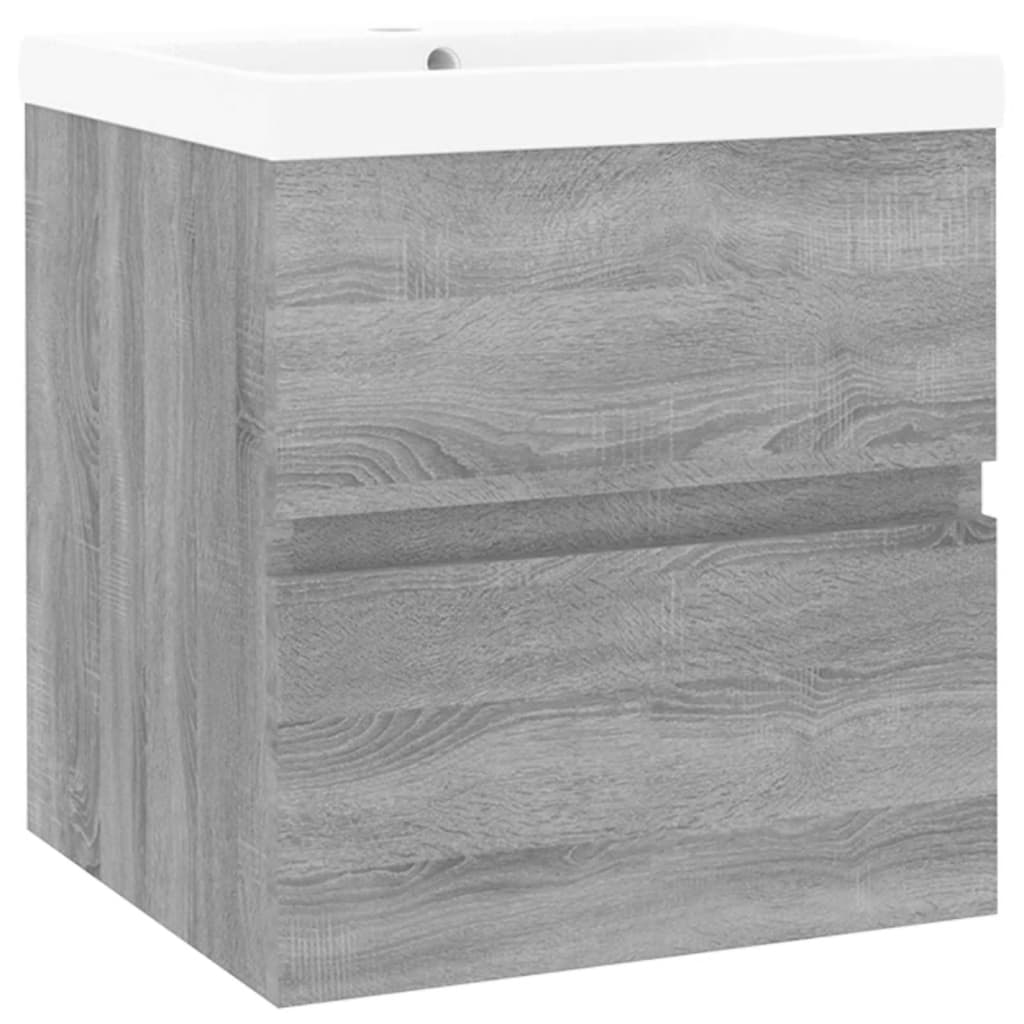 Meuble sous-vasque 41 cm – H 18,5 cm Sonoma gris | Maison Vasque