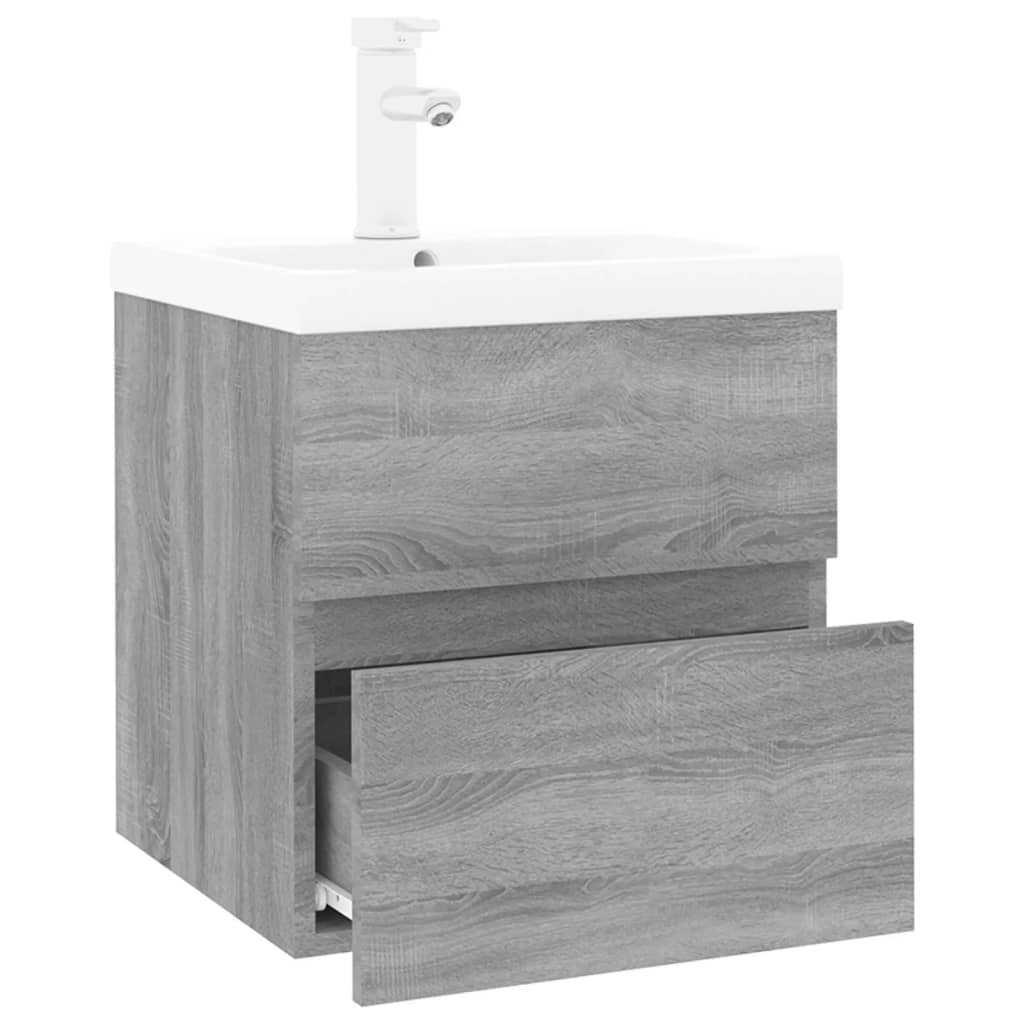 Meuble sous-vasque 41 cm – H 18,5 cm Sonoma gris | Maison Vasque
