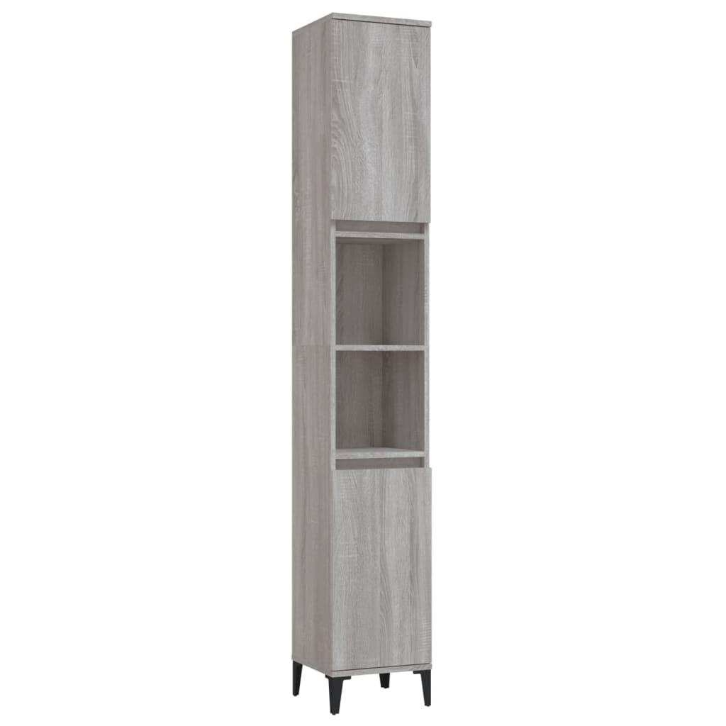 Colonne de salle de bain 30 cm – H 190 cm Sonoma gris | Maison Vasque