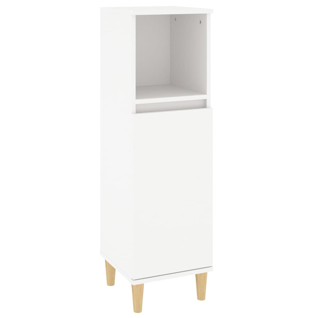 Colonne de salle de bain 30 cm – H 100 cm (3) Blanc | Maison Vasque