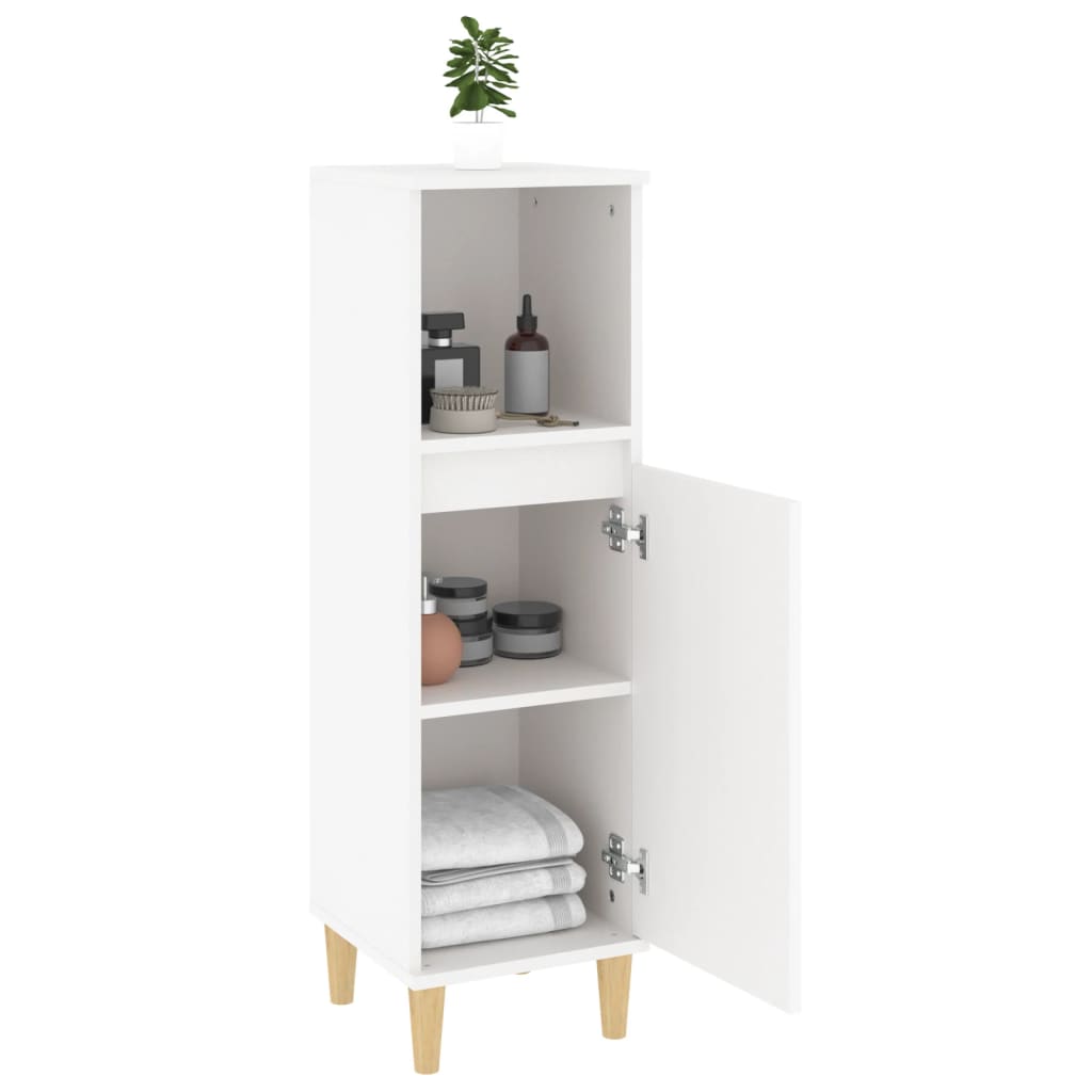 Colonne de salle de bain 30 cm – H 100 cm (3) Blanc | Maison Vasque