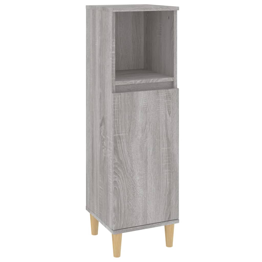 Colonne de salle de bain 30 cm – H 100 cm (3) Sonoma gris | Maison Vasque