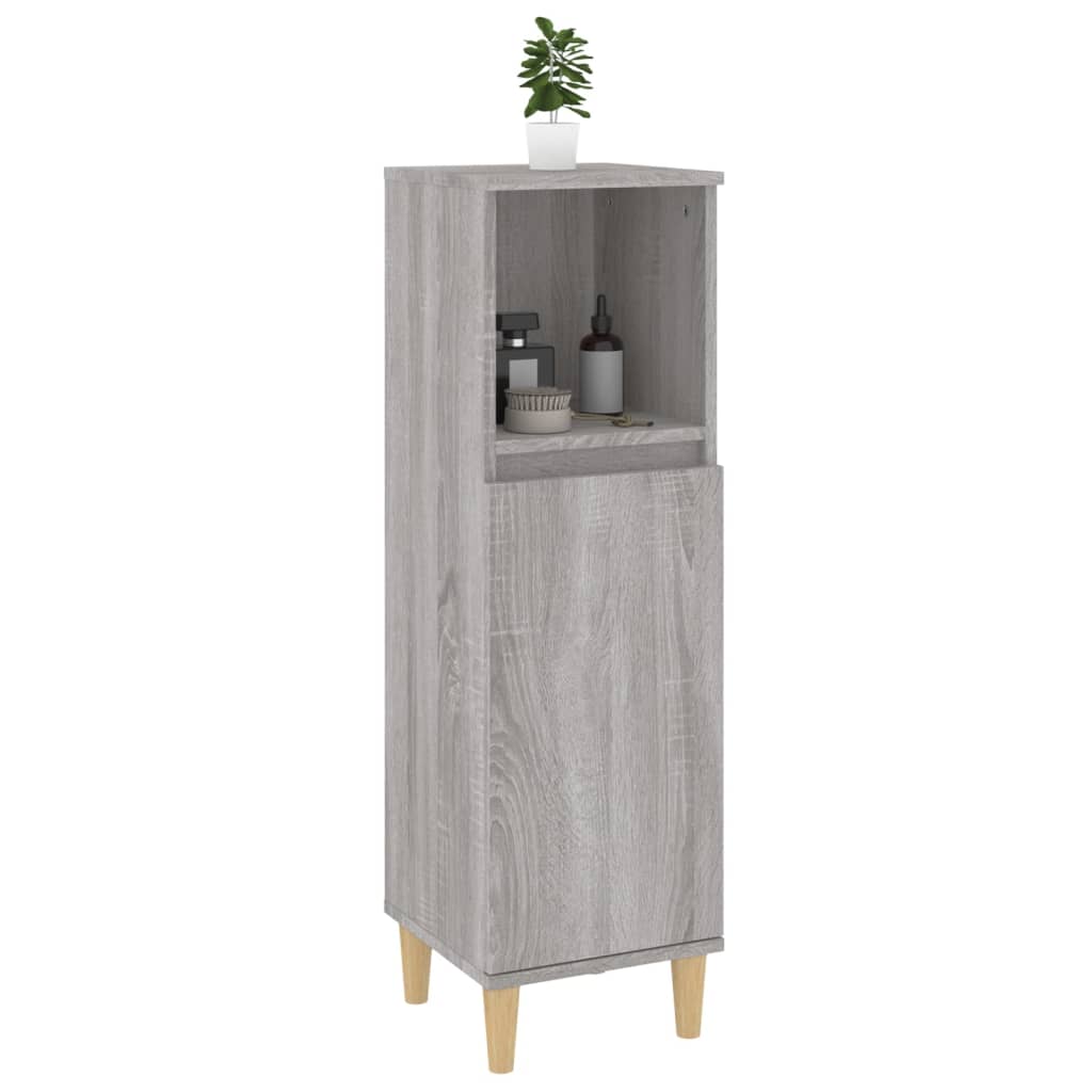Colonne de salle de bain 30 cm – H 100 cm (3) Sonoma gris | Maison Vasque