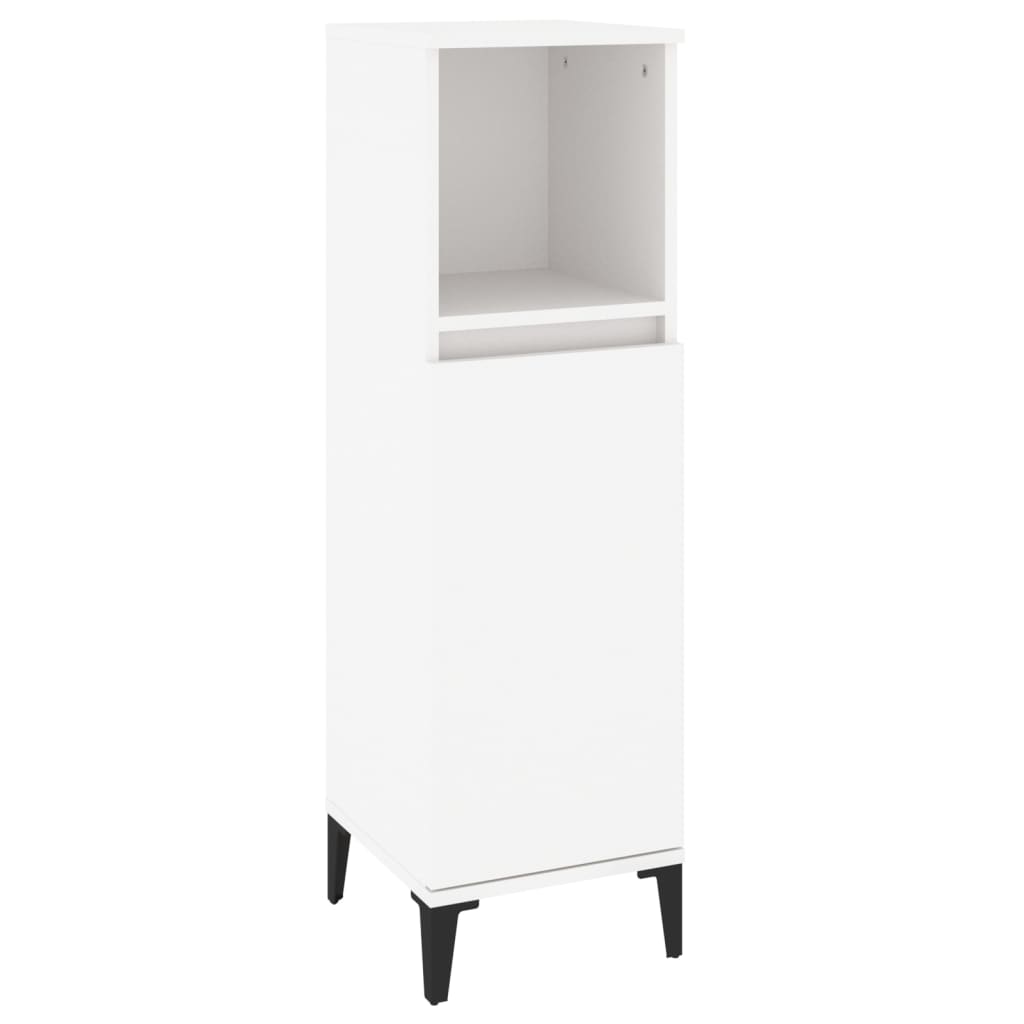 Colonne de salle de bain 30 cm – H 100 cm Blanc | Maison Vasque