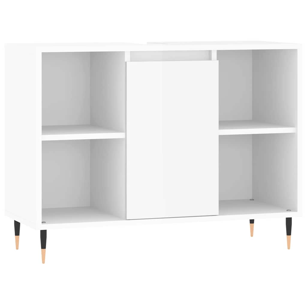 Armoire de salle de bain 80 cm Blanc brillant | Maison Vasque