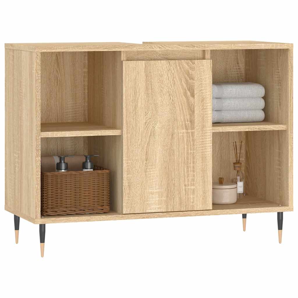 Armoire de salle de bain 80 cm Chêne sonoma | Maison Vasque