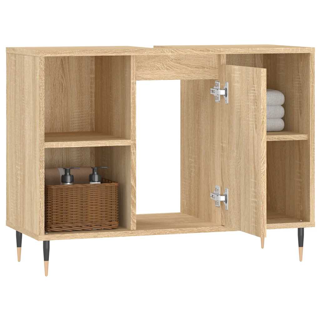 Armoire de salle de bain 80 cm Chêne sonoma | Maison Vasque