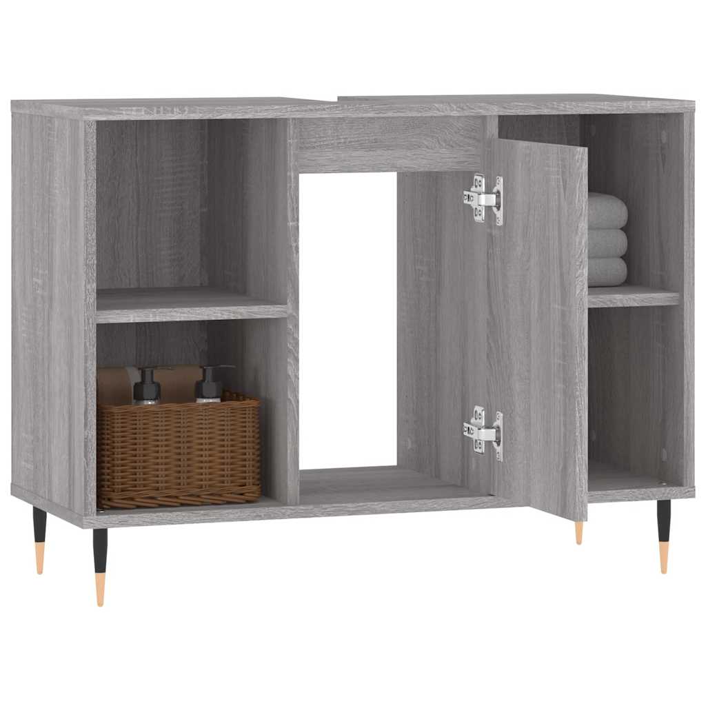 Armoire de salle de bain 80 cm Sonoma gris | Maison Vasque