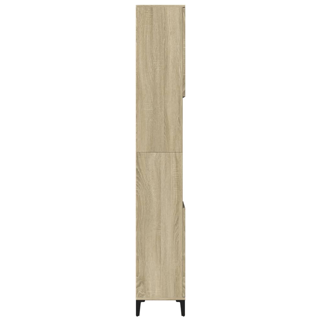 Colonne de salle de bain 30 cm – H 190 cm Chêne sonoma | Maison Vasque