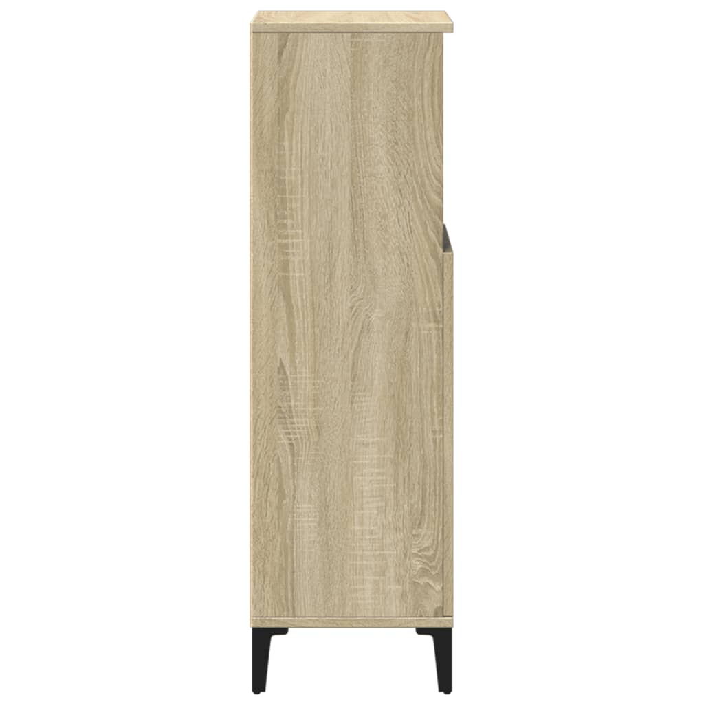 Colonne de salle de bain 30 cm – H 100 cm Chêne sonoma | Maison Vasque