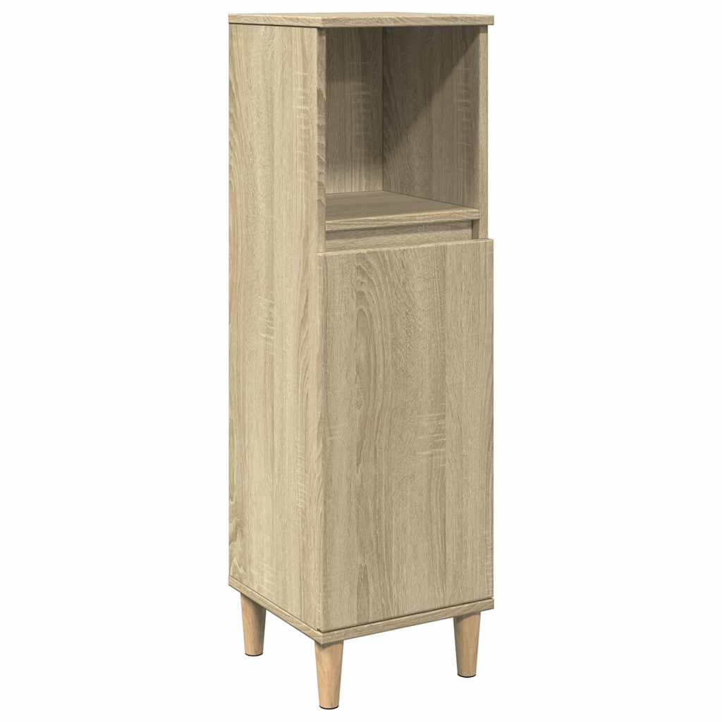 Colonne de salle de bain 30 cm – H 100 cm (3) Chêne sonoma | Maison Vasque
