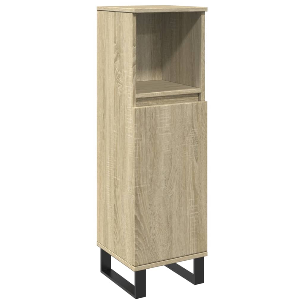 Colonne de salle de bain 30 cm – H 100 cm (2) Chêne sonoma | Maison Vasque
