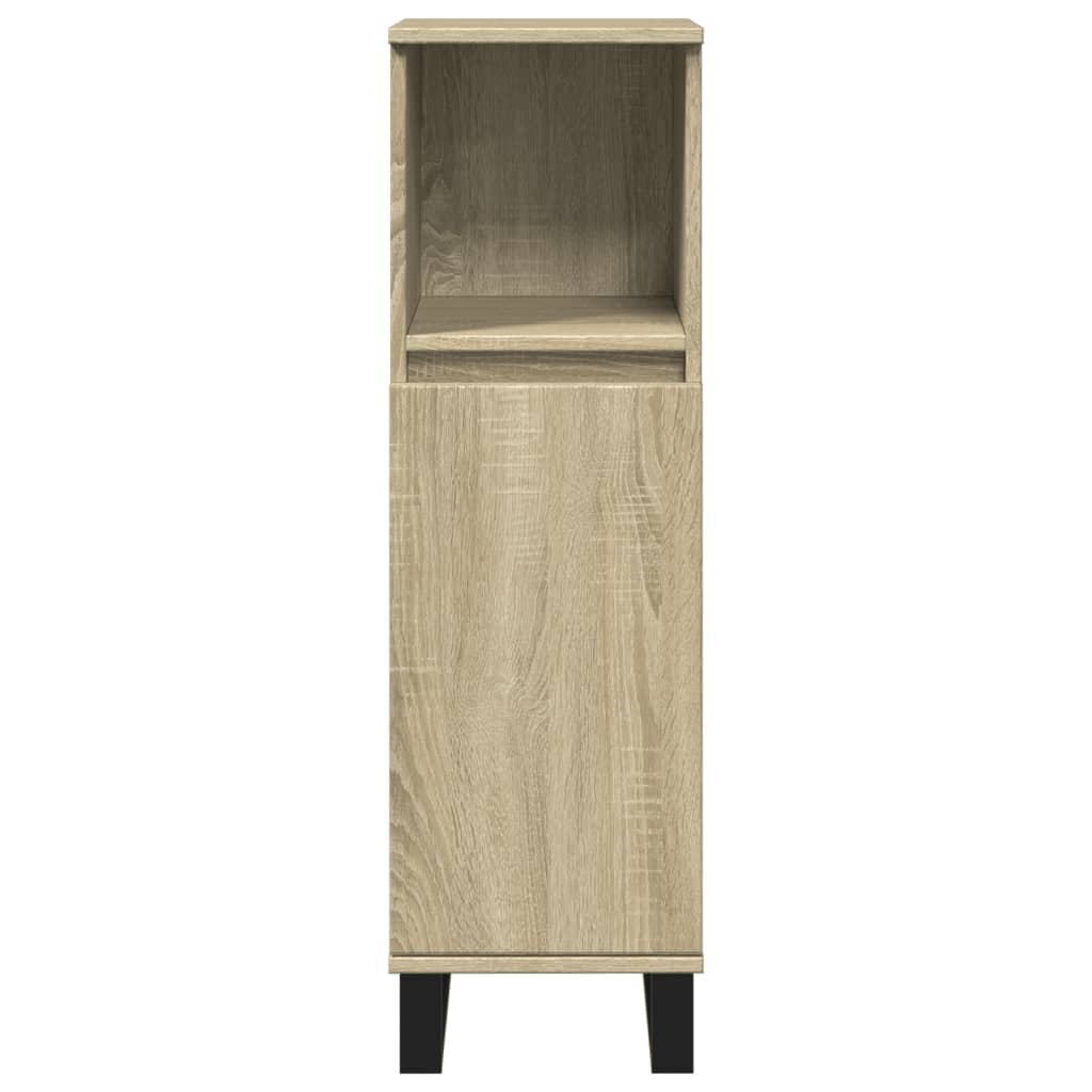 Colonne de salle de bain 30 cm – H 100 cm (2) Chêne sonoma | Maison Vasque