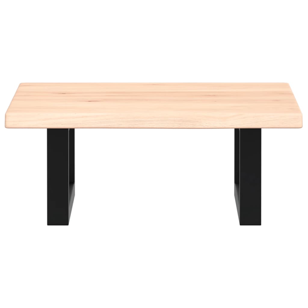 Étagère de salle de bain murale 40 cm Marron et noir | Maison Vasque