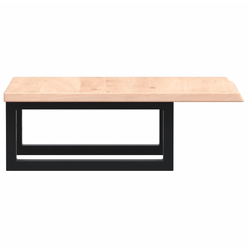 Étagère de salle de bain murale 40 cm Marron et noir | Maison Vasque