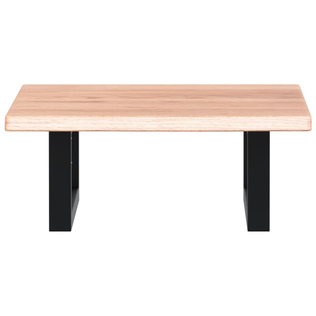 Étagère de salle de bain murale 40 cm Marron clair et noir | Maison Vasque