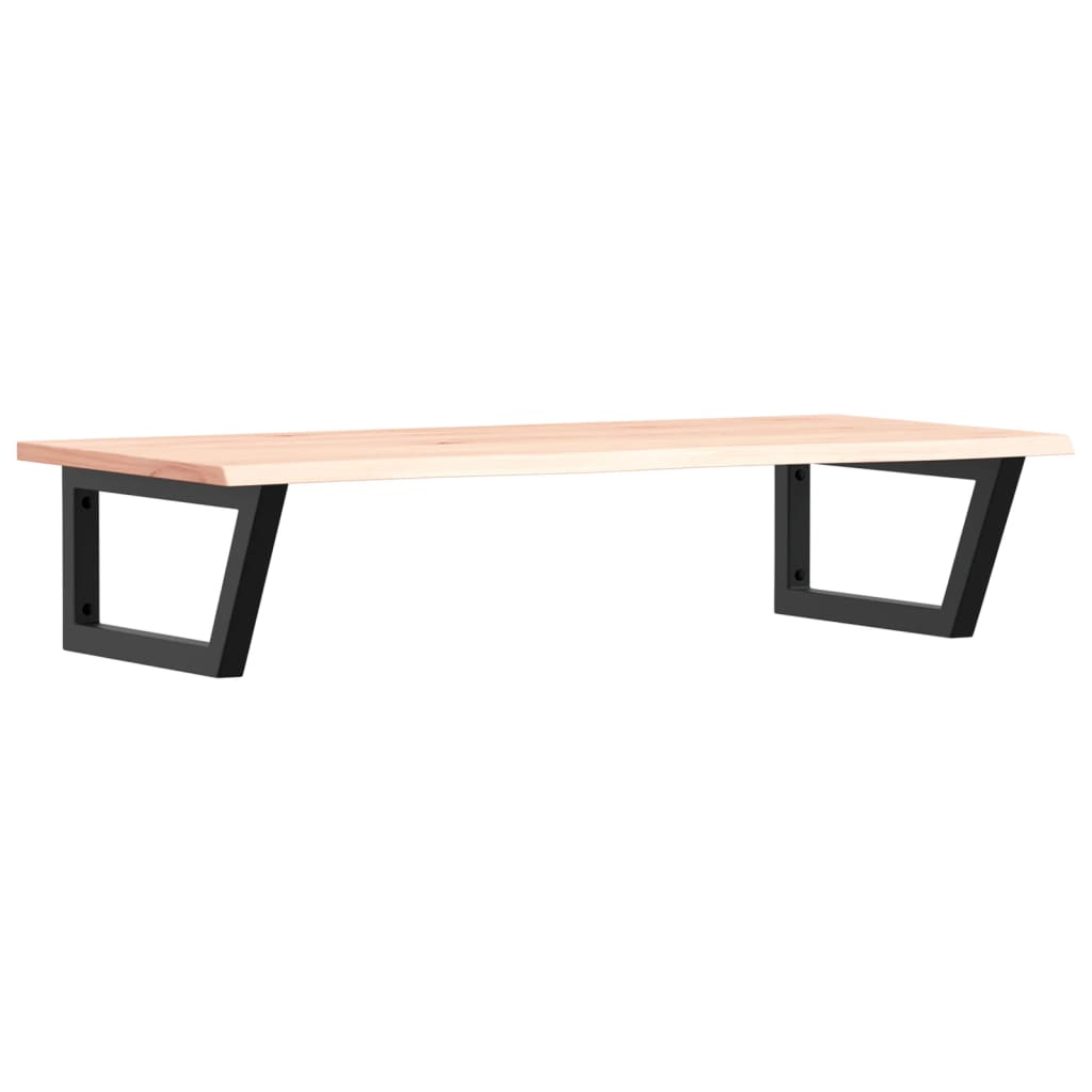 Étagère de salle de bain murale 100 cm Marron et noir | Maison Vasque
