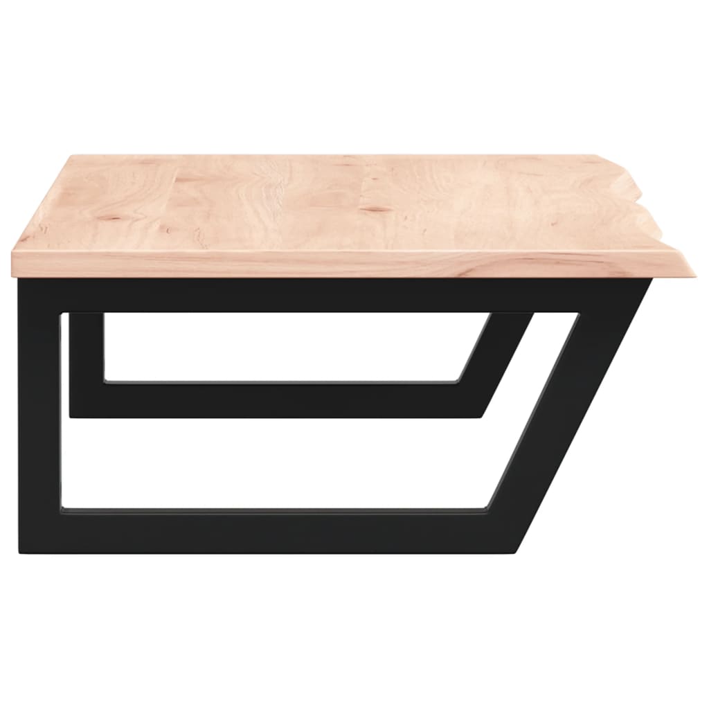 Étagère de salle de bain murale 100 cm Marron et noir | Maison Vasque