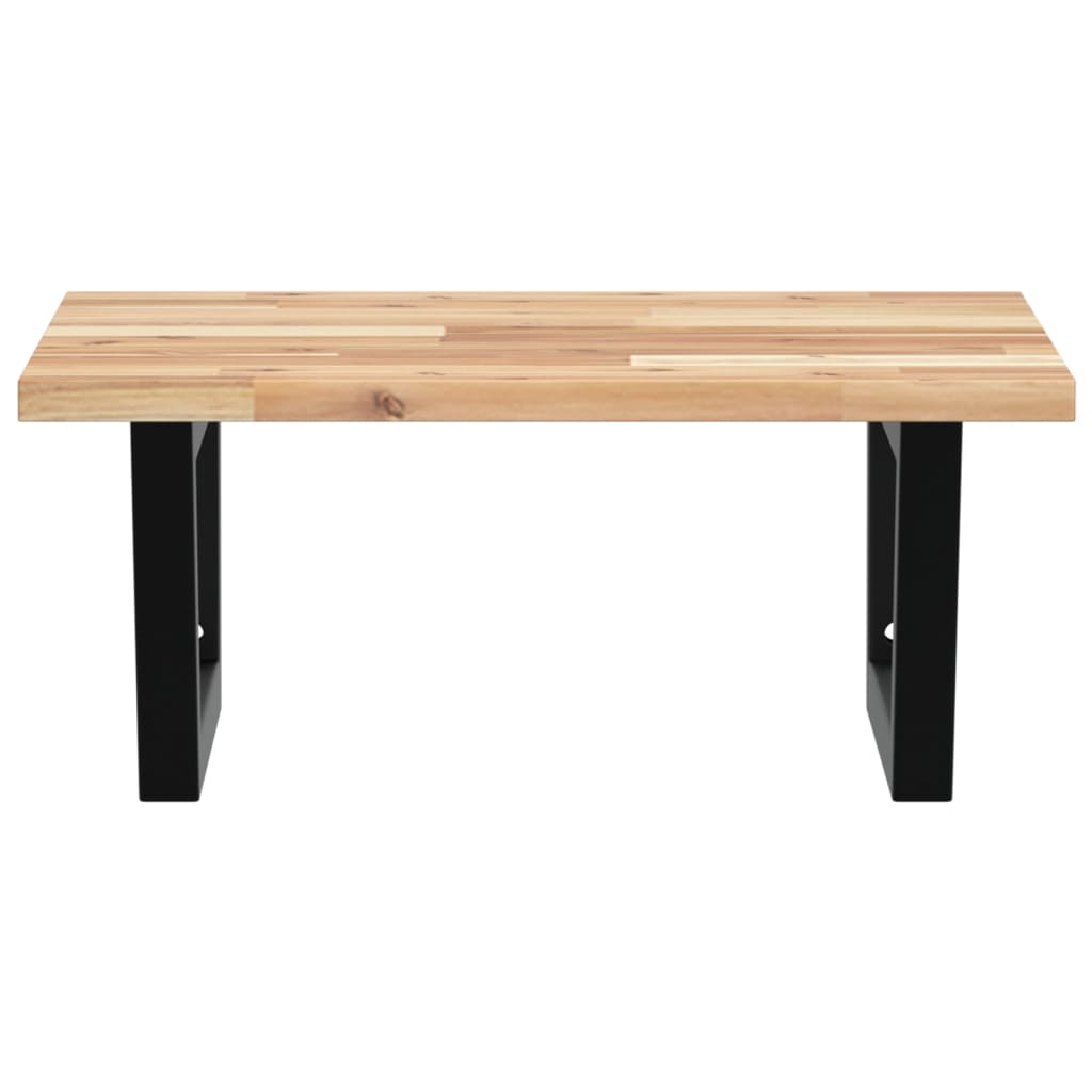 Étagère de salle de bain murale 50 cm Marron et noir | Maison Vasque