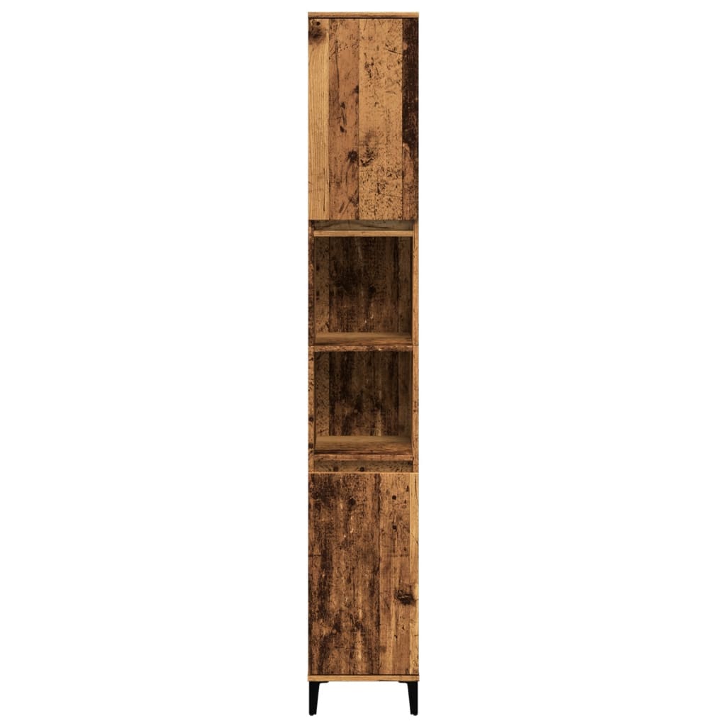 Colonne de salle de bain 30 cm – H 190 cm Vieux bois | Maison Vasque