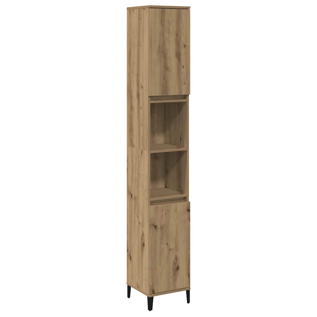 Colonne de salle de bain 30 cm – H 190 cm chêne artisanal | Maison Vasque