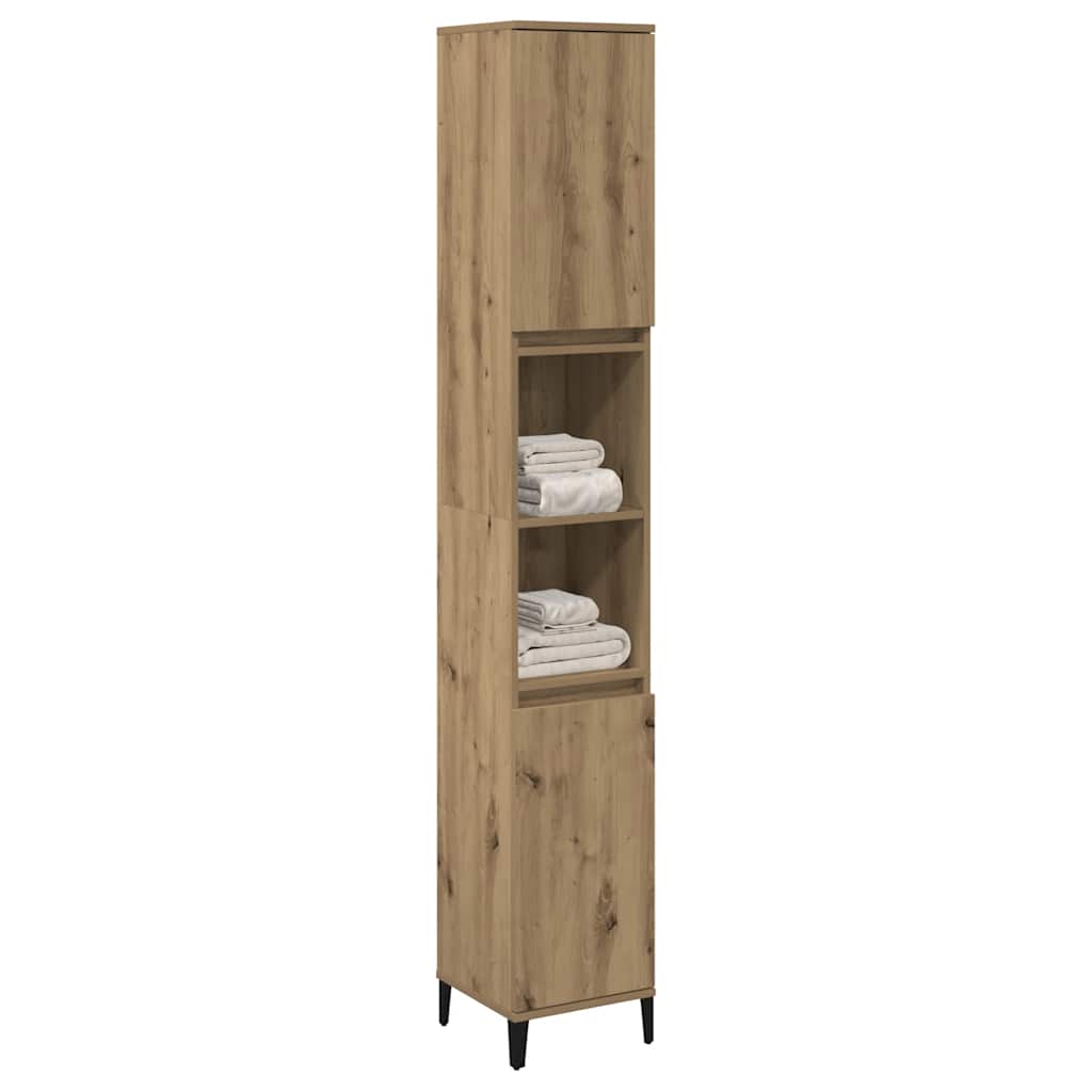Colonne de salle de bain 30 cm – H 190 cm chêne artisanal | Maison Vasque