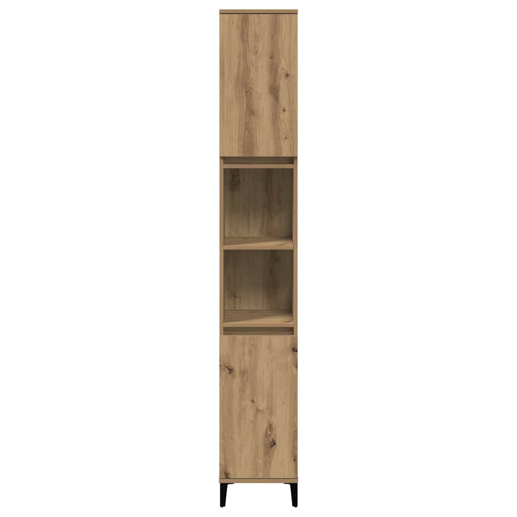 Colonne de salle de bain 30 cm – H 190 cm chêne artisanal | Maison Vasque