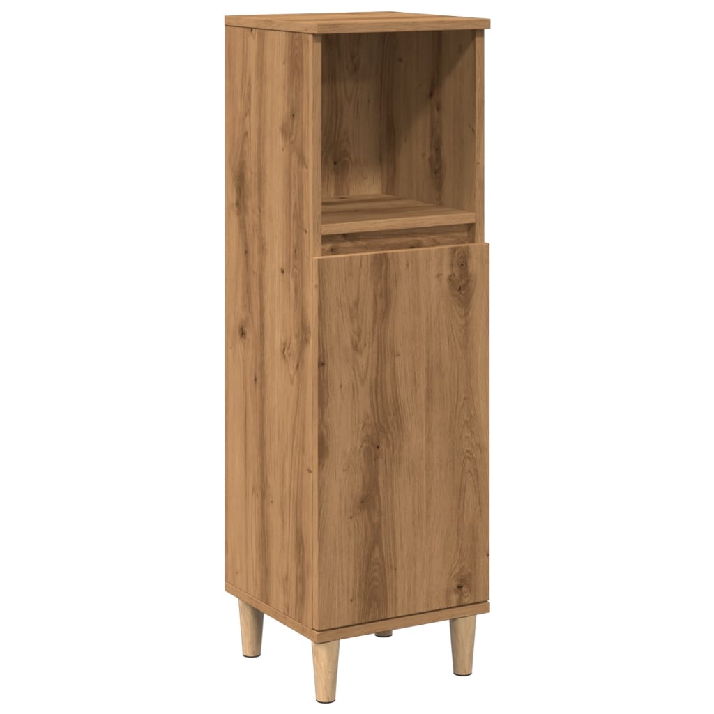 Colonne de salle de bain 30 cm – H 100 cm (3) chêne artisanal | Maison Vasque