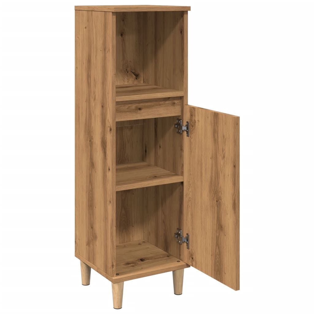 Colonne de salle de bain 30 cm – H 100 cm (3) chêne artisanal | Maison Vasque